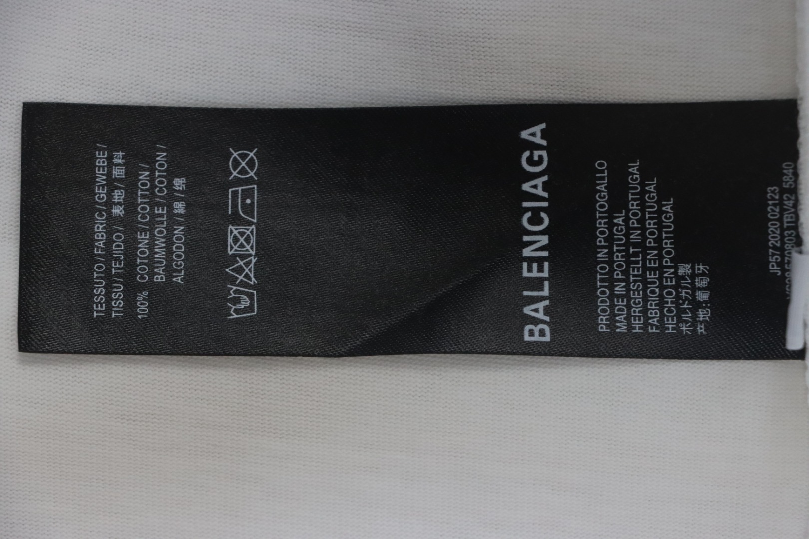 Balenciaga 25SS Font T-shirt White