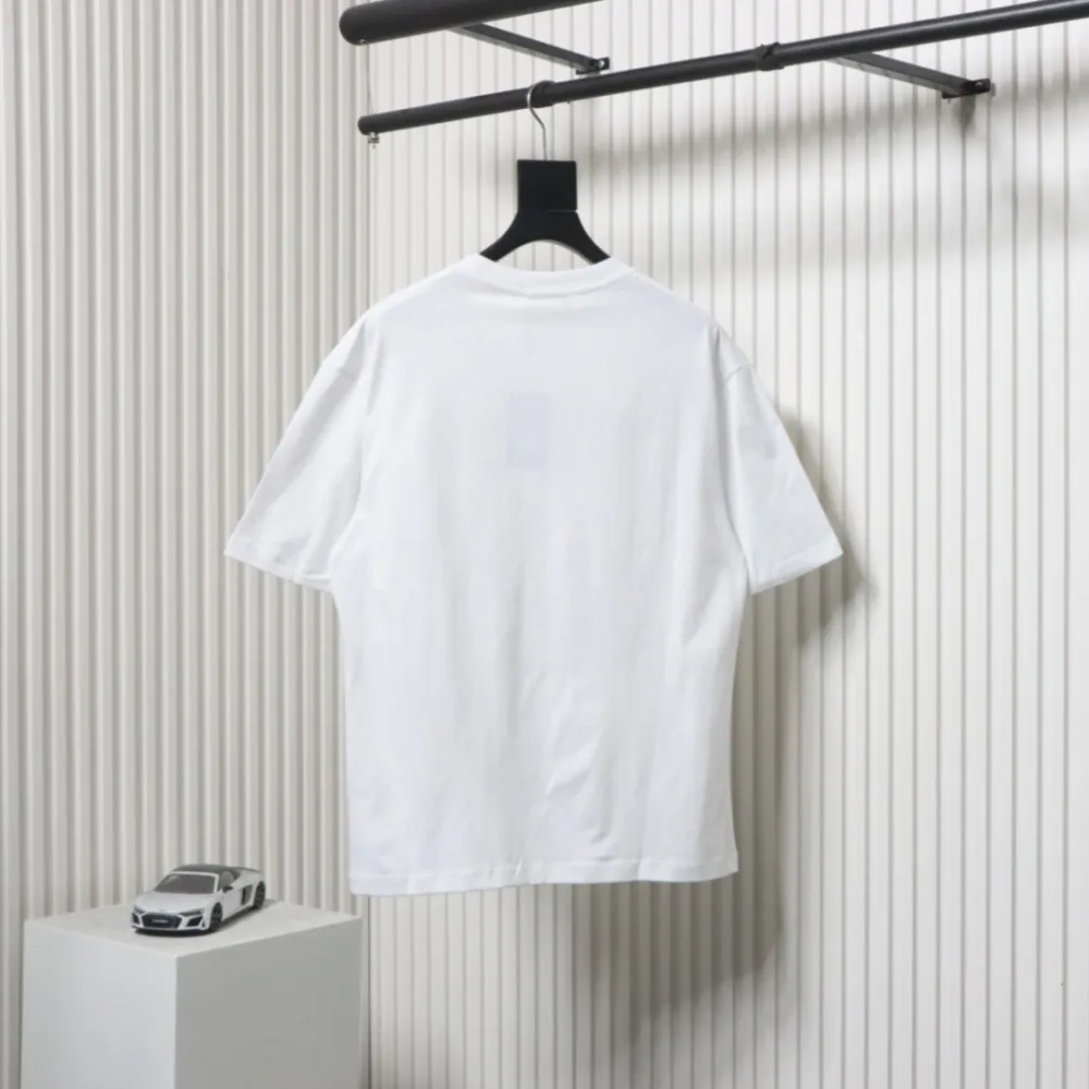 Balenciaga 25ss Gradient Letter Embroidered T-shirt
