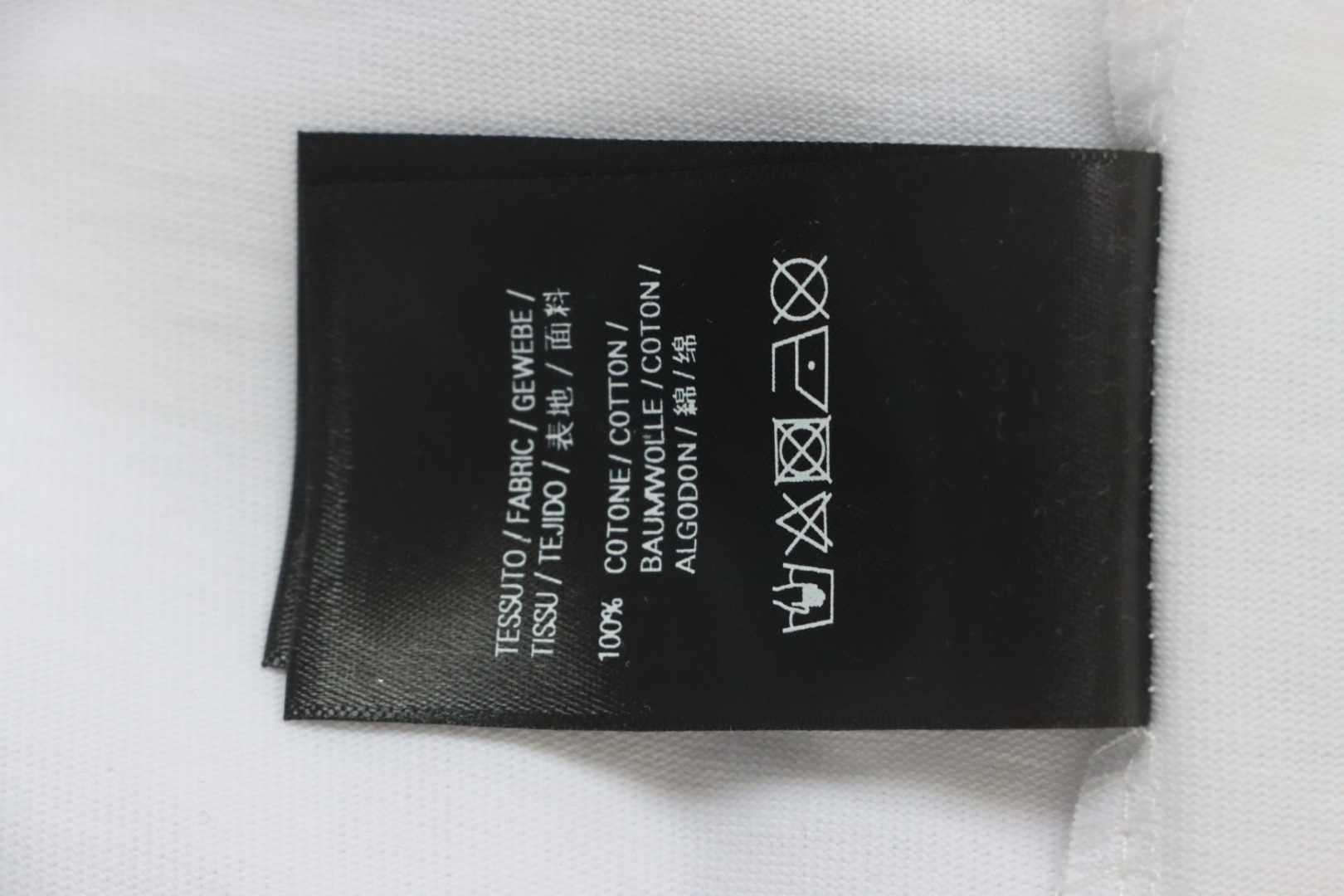 Balenciaga 25ss Gradient Letter Embroidered T-shirt