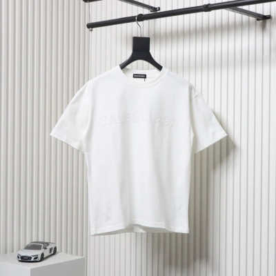 Balenciaga 25SS Pearl Letter T-shirt 01