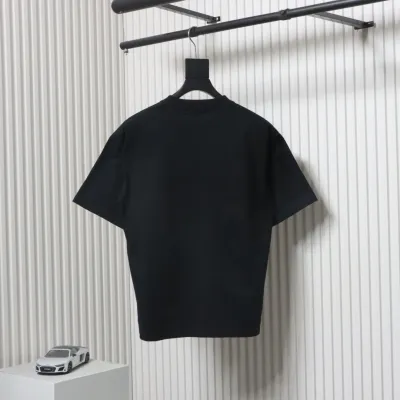 Balenciaga 25SS Pearl Letter T-shirt Black 02
