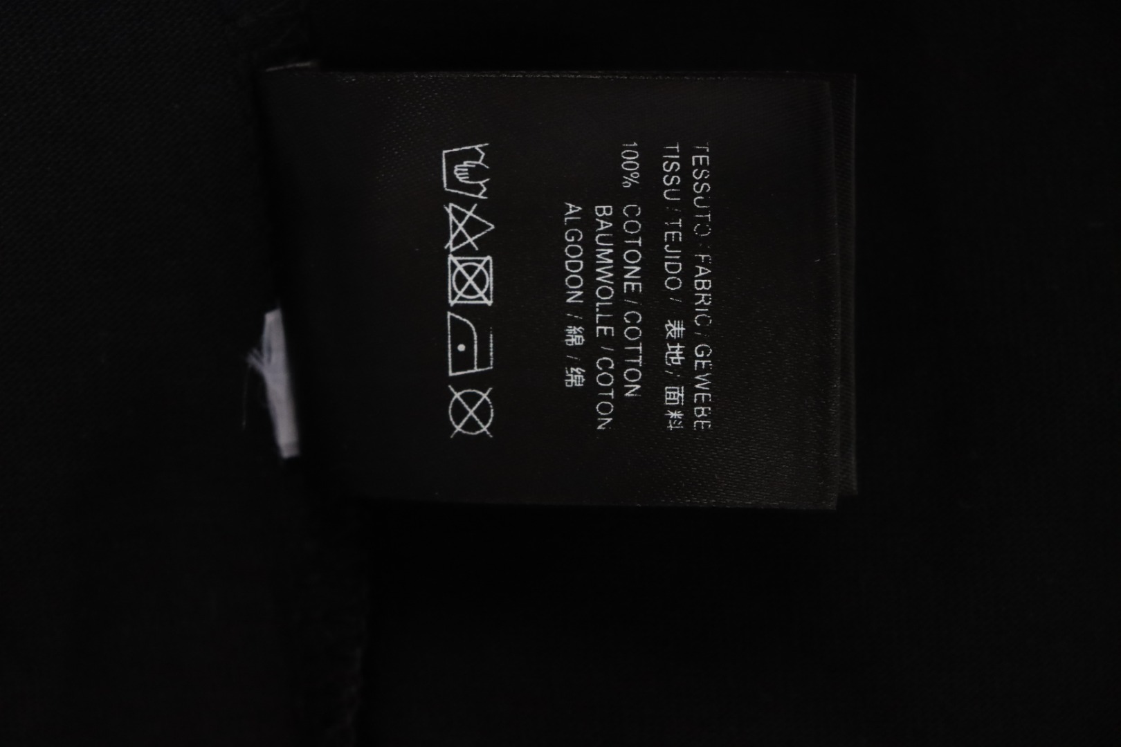 Balenciaga 25SS Pearl Letter T-shirt Black