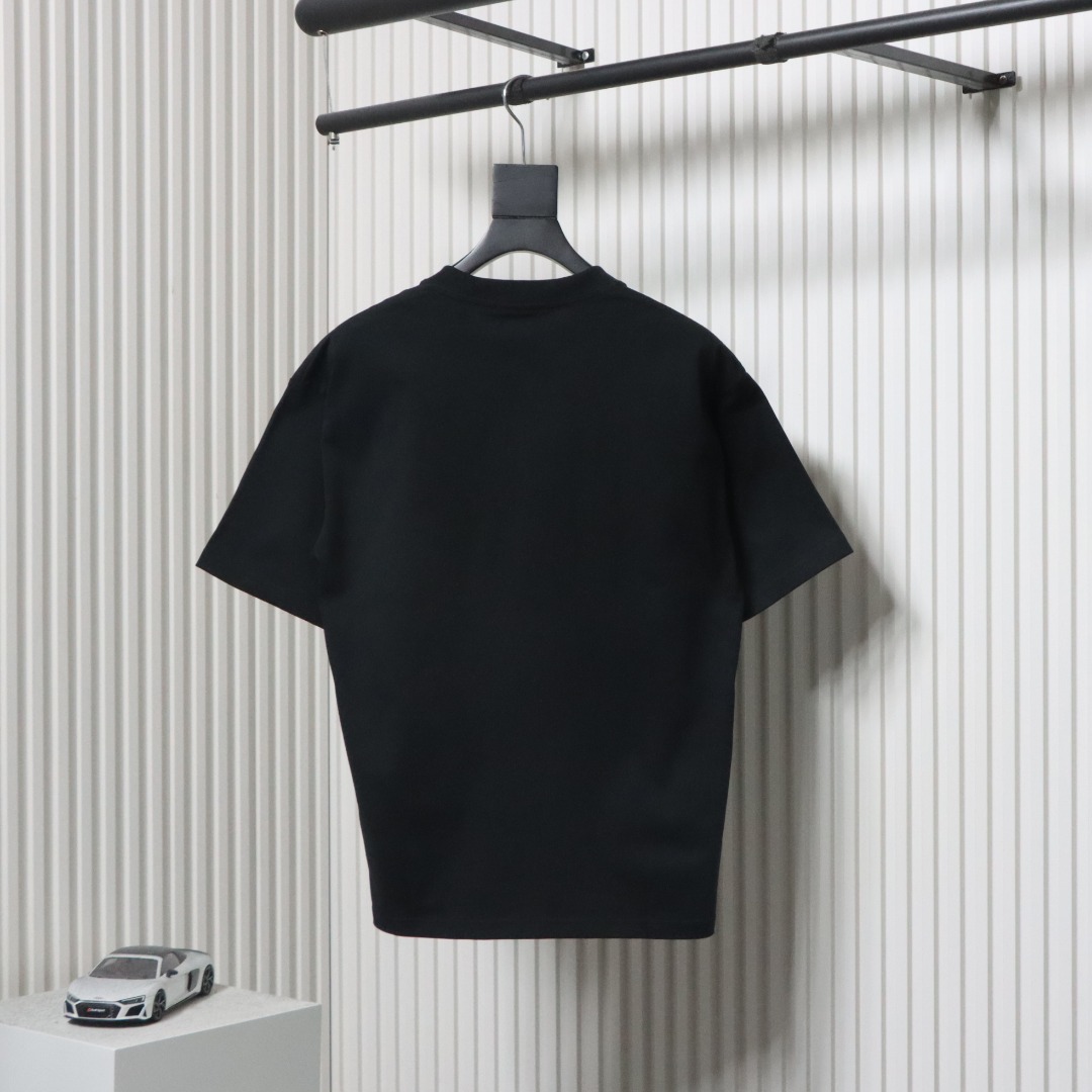 Balenciaga 25SS Shadow Letter T-shirt Black