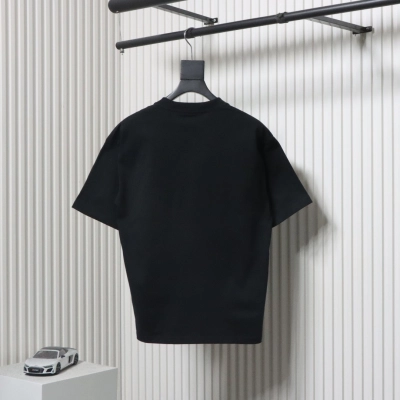Balenciaga 25SS Shadow Letter T-shirt Black 02