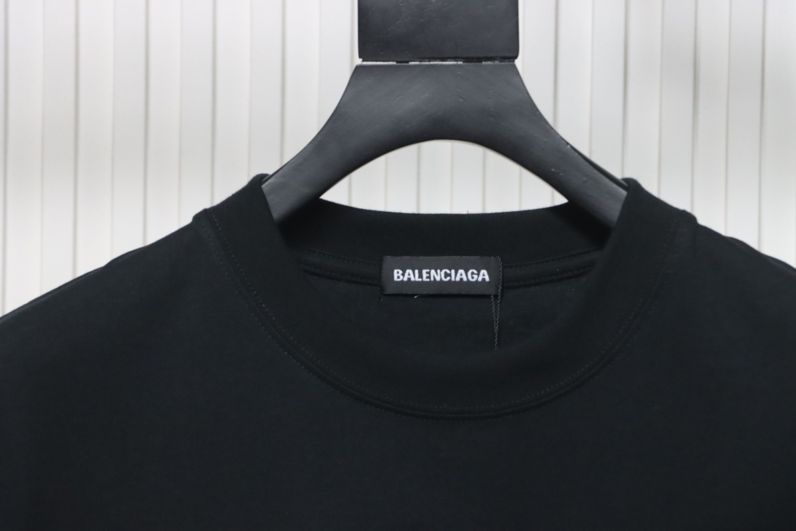Balenciaga 25SS Shadow Letter T-shirt Black