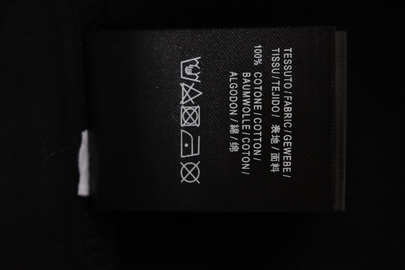 Balenciaga 25SS Shadow Letter T-shirt Black