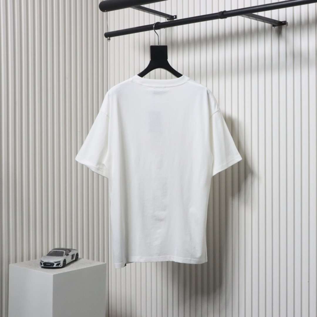 Balenciaga 25ss Tape Letters Foam Print T-shirt