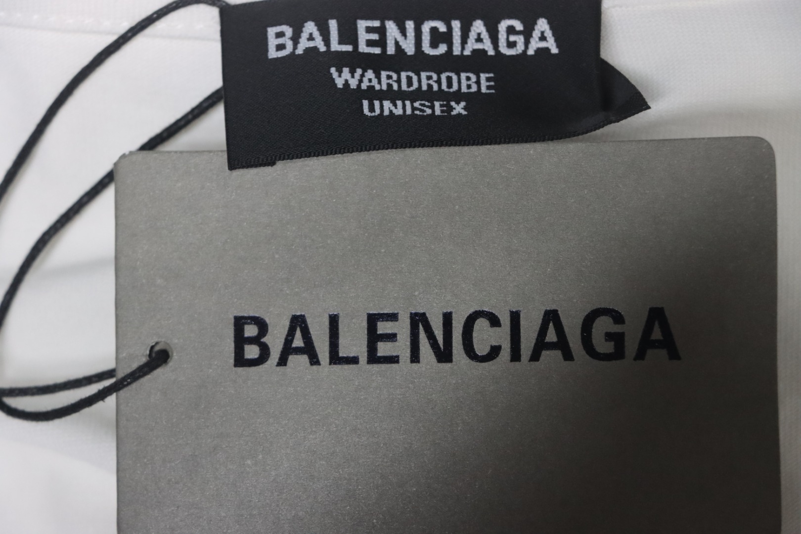 Balenciaga 25ss Tape Letters Foam Print T-shirt