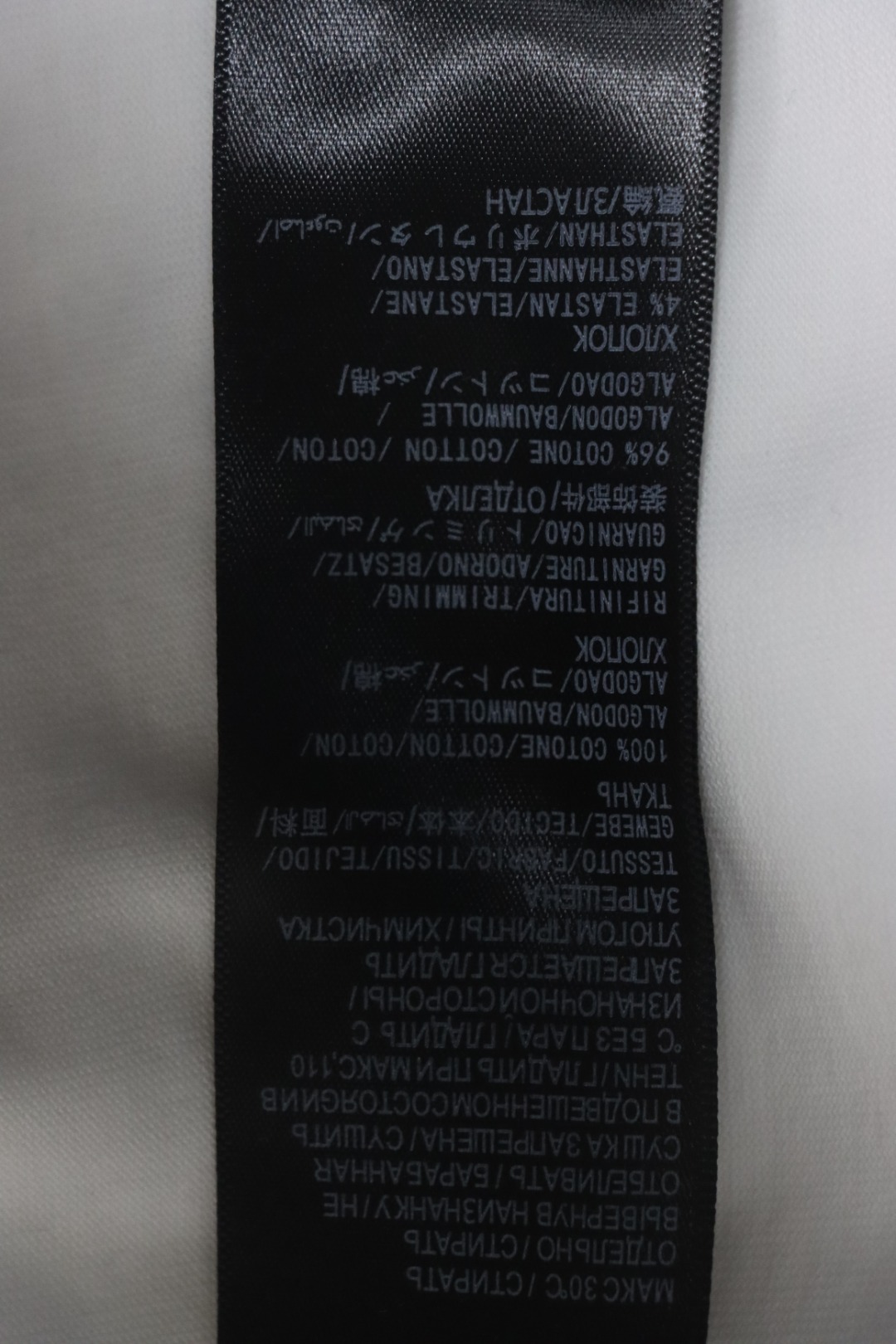 Balenciaga 25ss Tape Letters Foam Print T-shirt