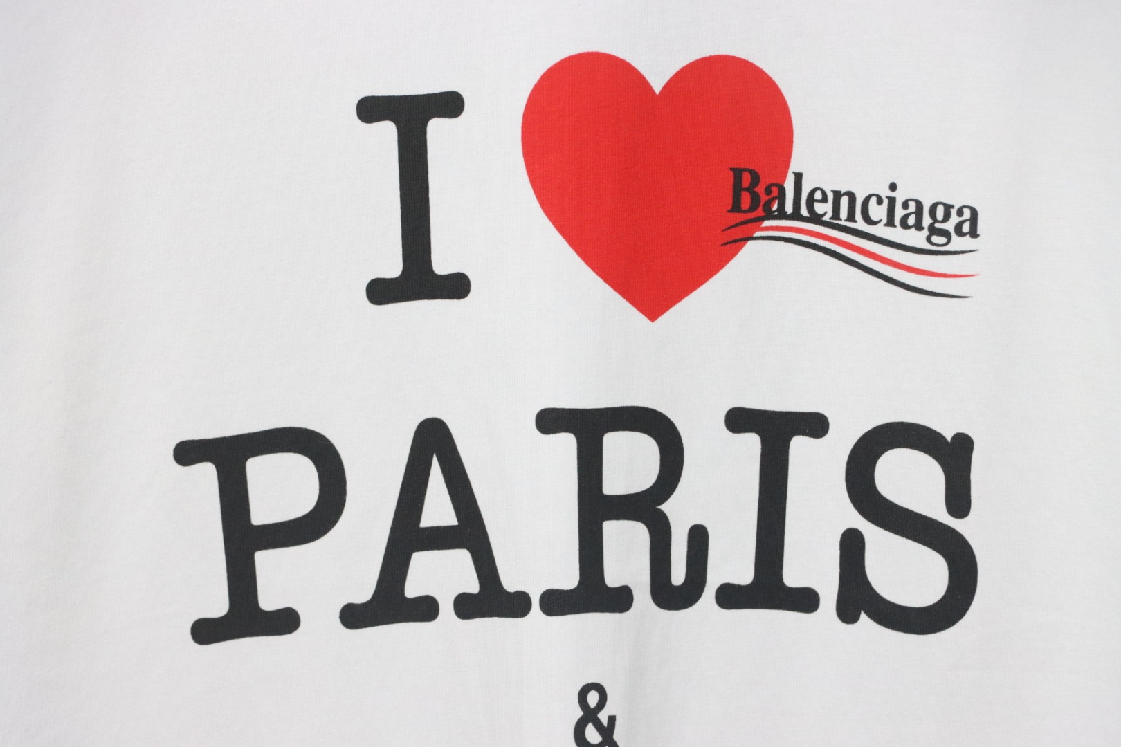 Balenciaga 25ss Valentine's Day Series Love Letter Print T-shirt