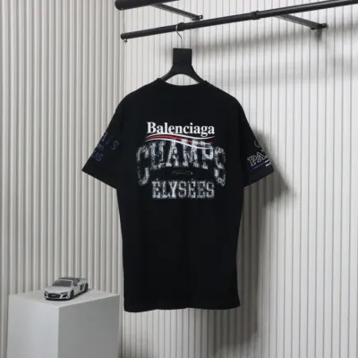 Balenciaga 25ss Valentine's Day Series Love Letter Print T-shirt Black 02