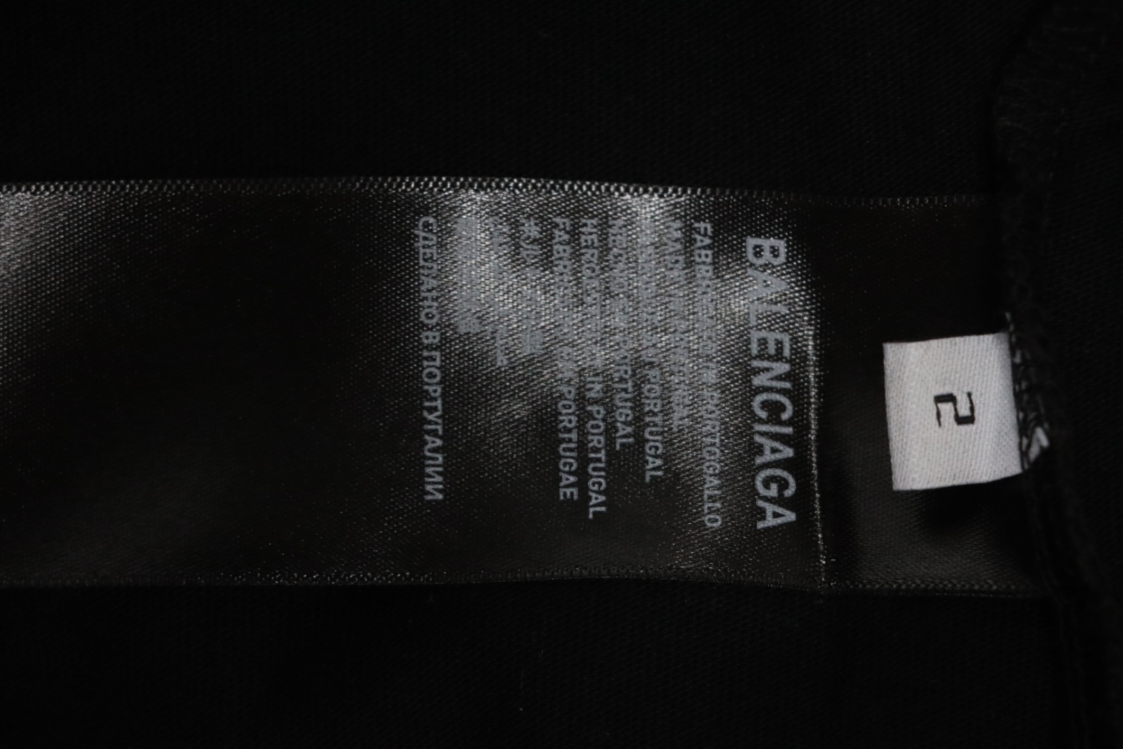 Balenciaga 25ss Valentine's Day Series Love Letter Print T-shirt Black