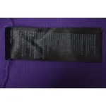 Balenciaga 25ss Washed Cola Embroidery Fried Color Holes T-shirt Purple