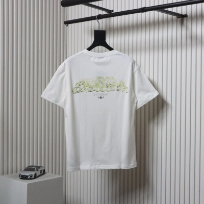 Balenciaga Catwalk Model Flame Lettering Digital Direct Printing T-shirt 02