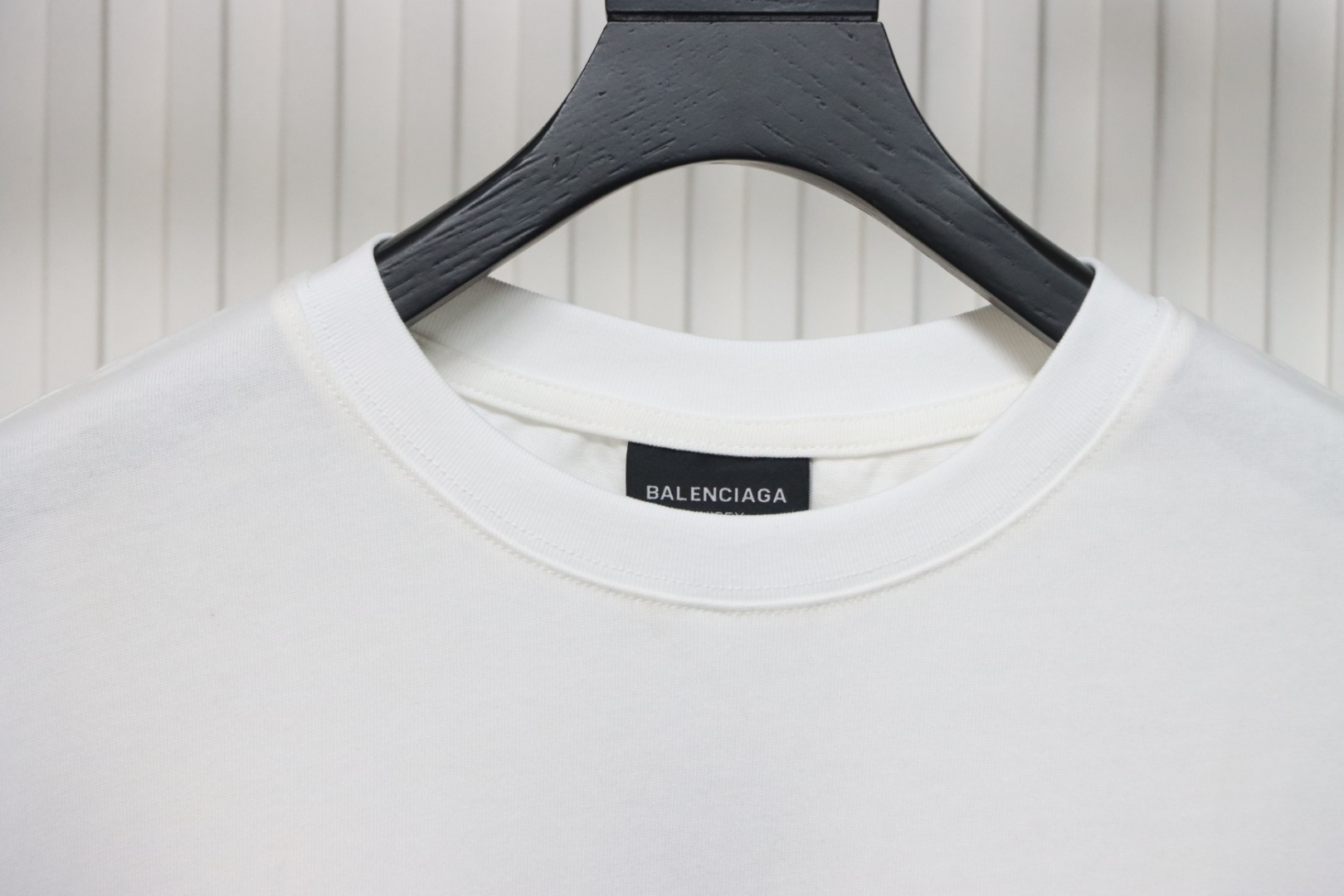 Balenciaga Catwalk Model Flame Lettering Digital Direct Printing T-shirt