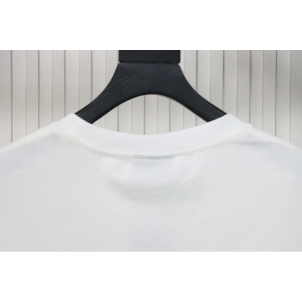 Balenciaga Catwalk Model Flame Lettering Digital Direct Printing T-shirt