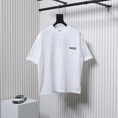 Balenciaga Coke Letter Embroidered T-shirt  01