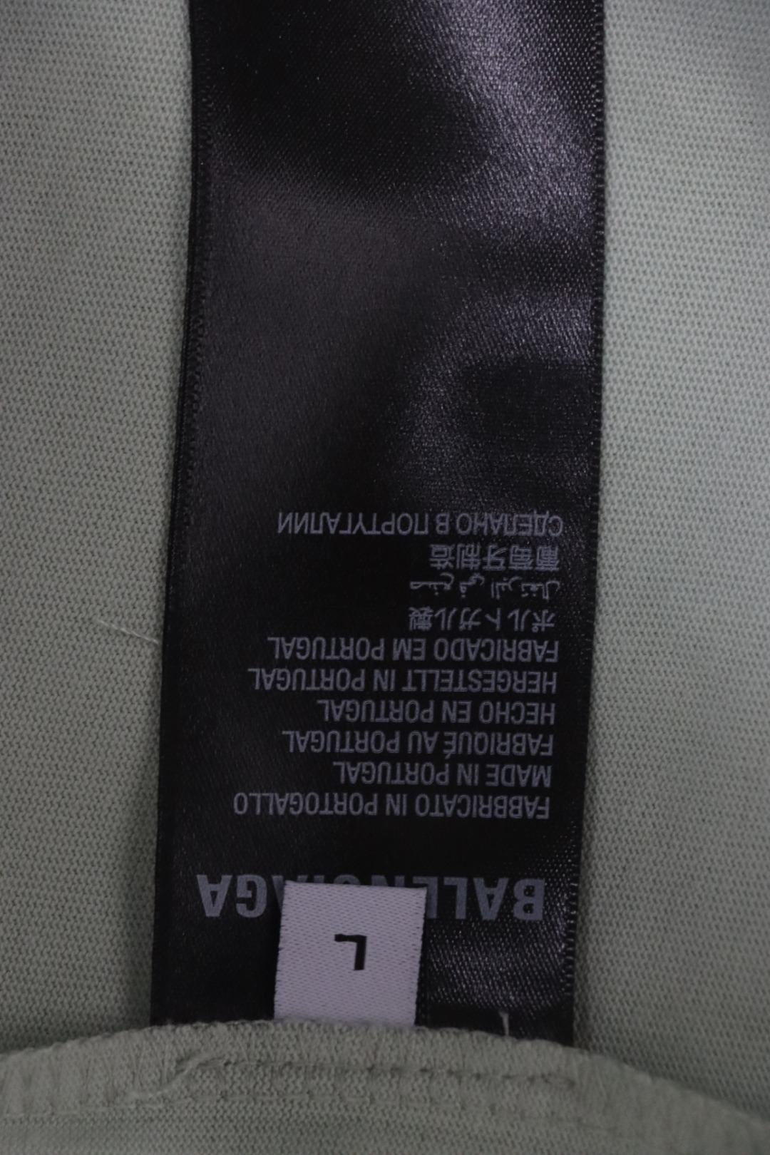 Balenciaga Letters Embroidery Front and Back T-shirt 