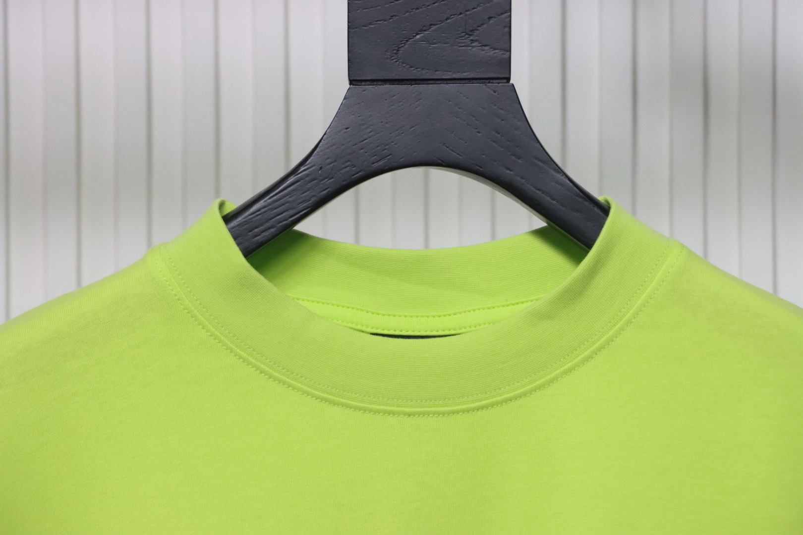 Balenciaga Letters Embroidery Front and Back T-shirt Fluorescent green