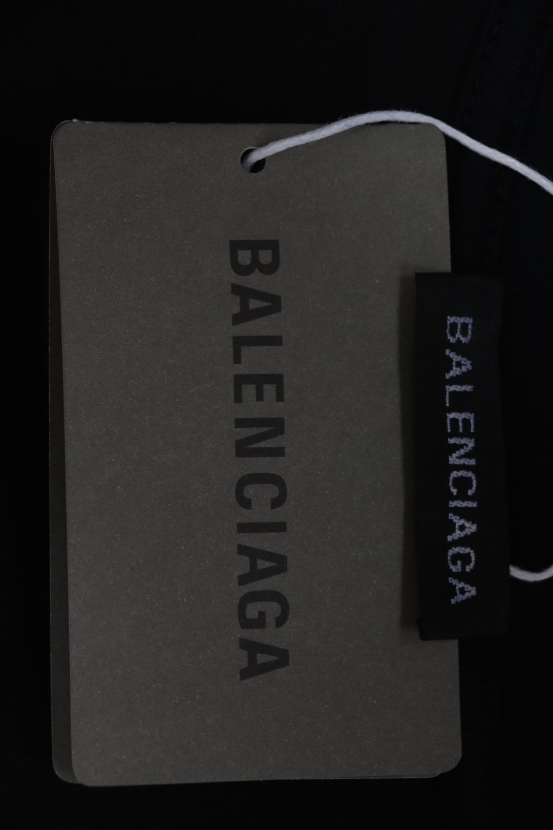 Balenciaga Lock Logo Silhouette Digital Print T-shirt Black