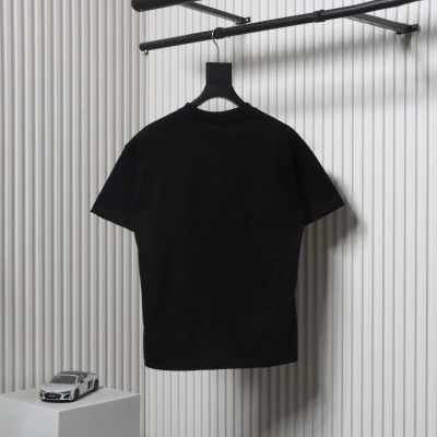 Balenciaga X Supreme Joint Joint Logo Letter Print T-shirt Black 02