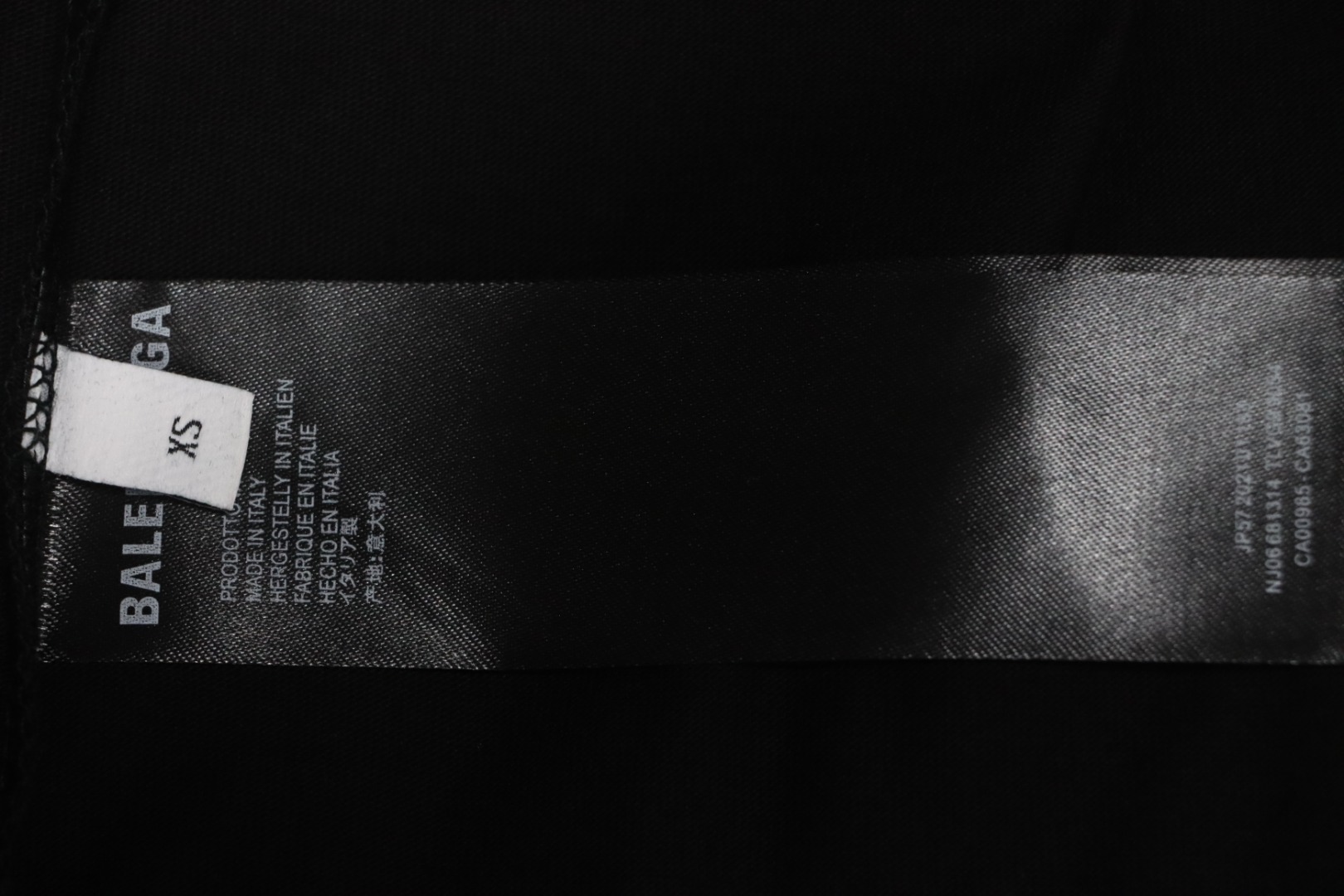 Balenciaga X Supreme Joint Joint Logo Letter Print T-shirt Black