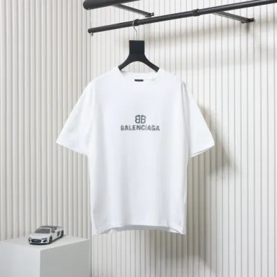 Balenciaga 23ss Mosaic Print T-shirt White 01