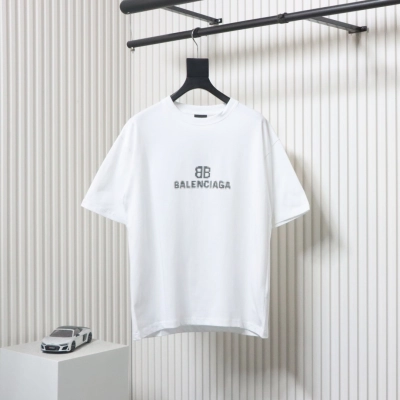 Balenciaga 23ss Mosaic Print T-shirt White 01