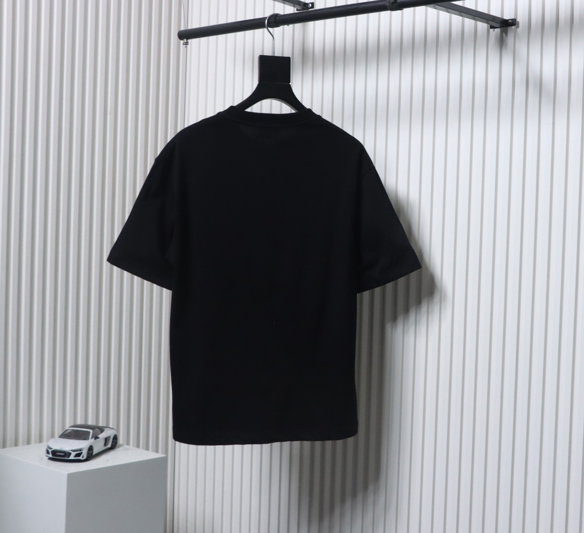 Balenciaga 25ss 3M Printed Letter Logo T-shirt Black