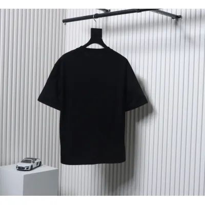 Balenciaga 25ss 3M Printed Letter Logo T-shirt Black 02