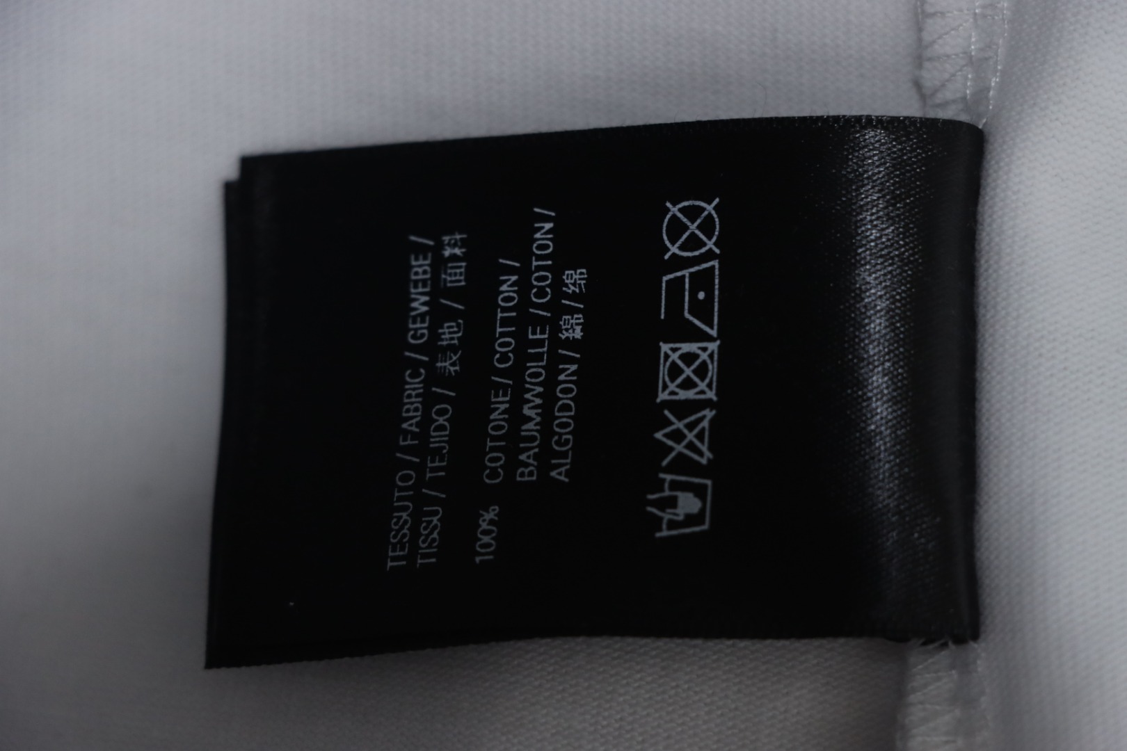 Balenciaga 25ss 3M Printed Letter Logo T-shirt White