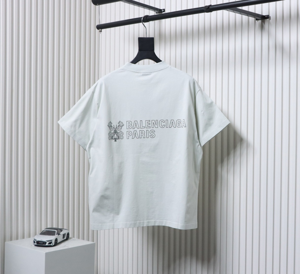 Balenciaga 25SS Chinese Knot Print T-shirt White