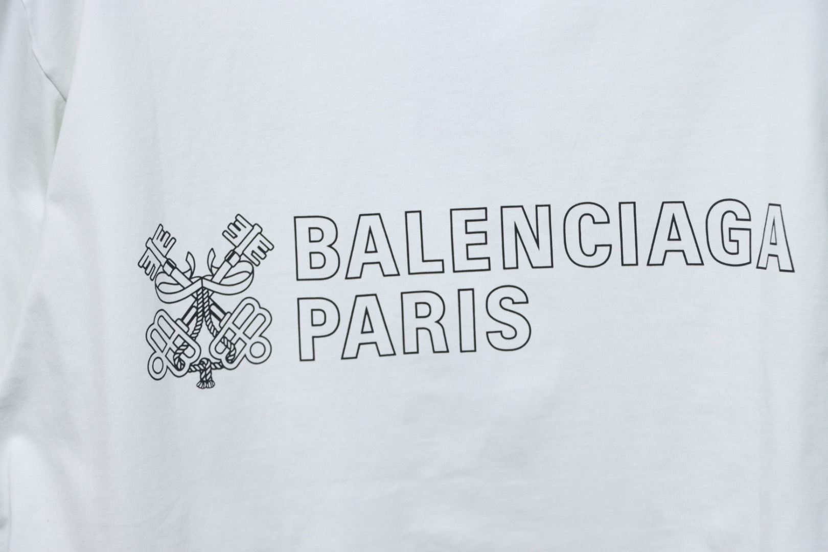 Balenciaga 25SS Chinese Knot Print T-shirt White