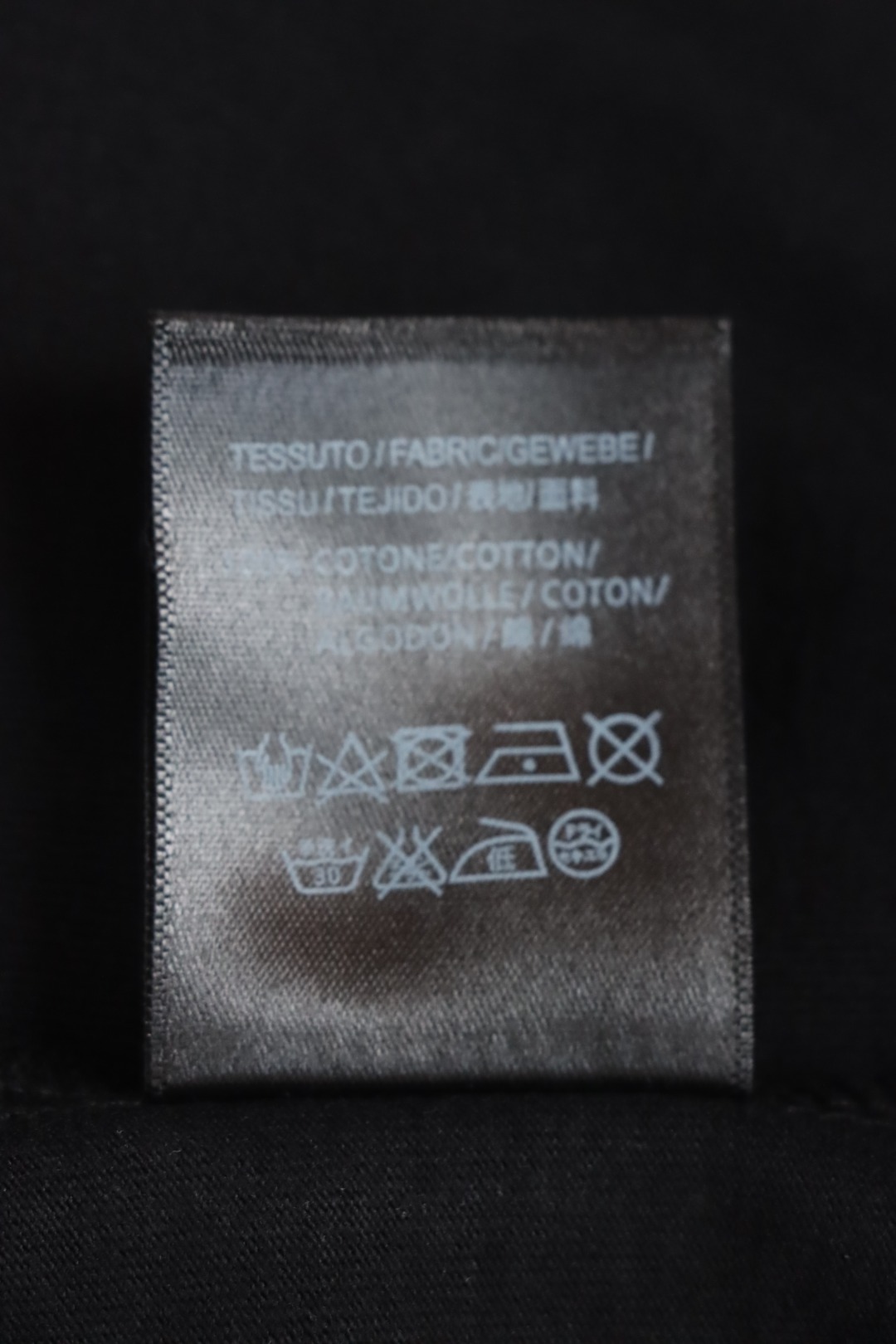 Balenciaga 25ss Dad Shoes Pattern Letter Print T-shirt Black