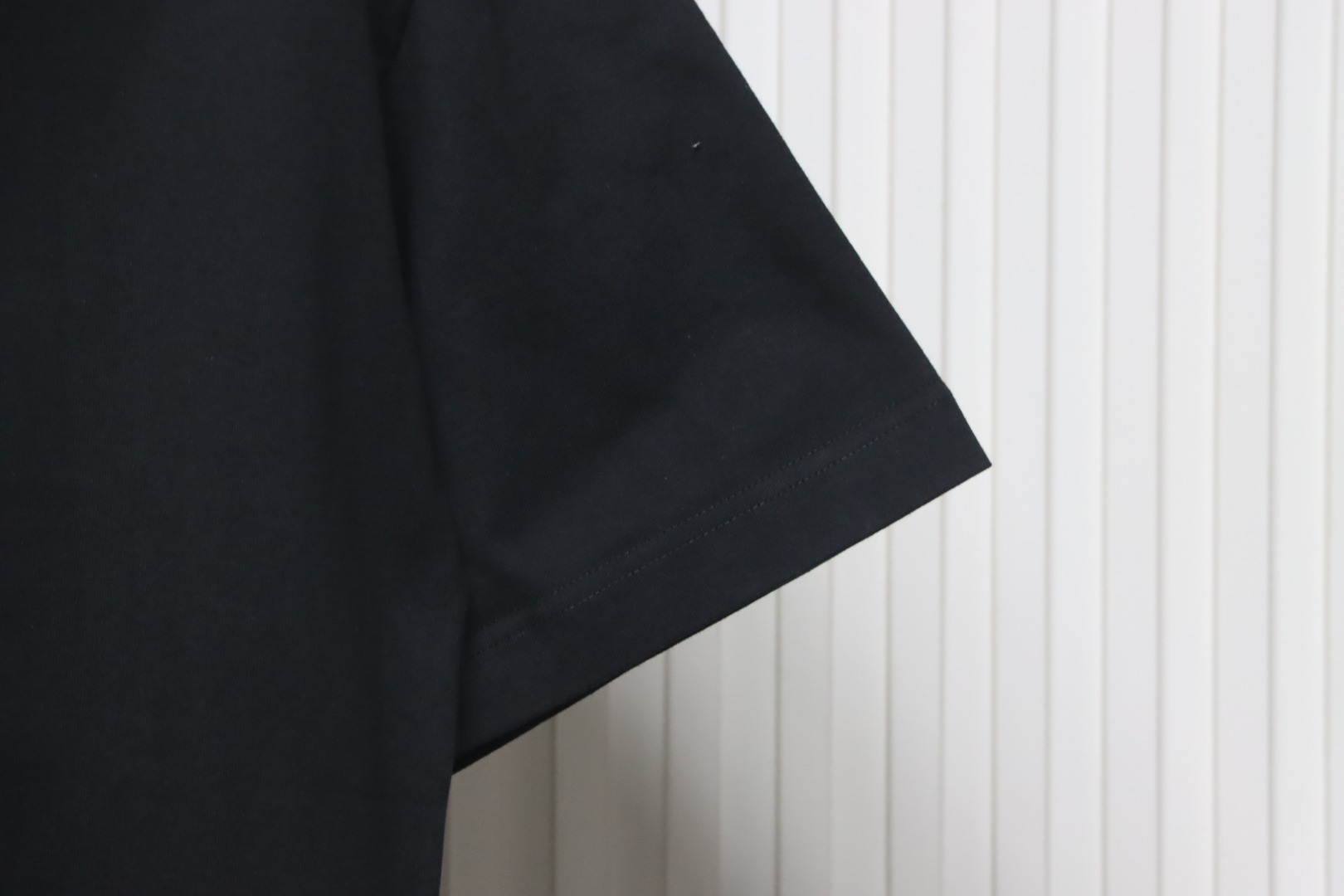 Balenciaga 25ss Dad Shoes Pattern Letter Print T-shirt Black