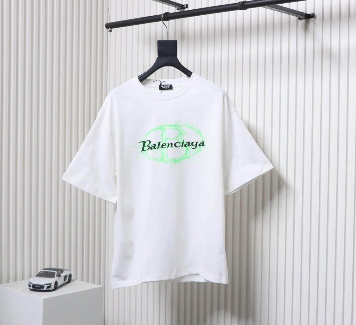 Balenciaga 25ss Print T-shirt White