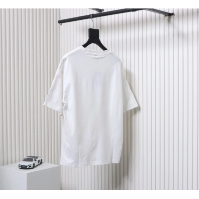 Balenciaga 25ss Print T-shirt White 02