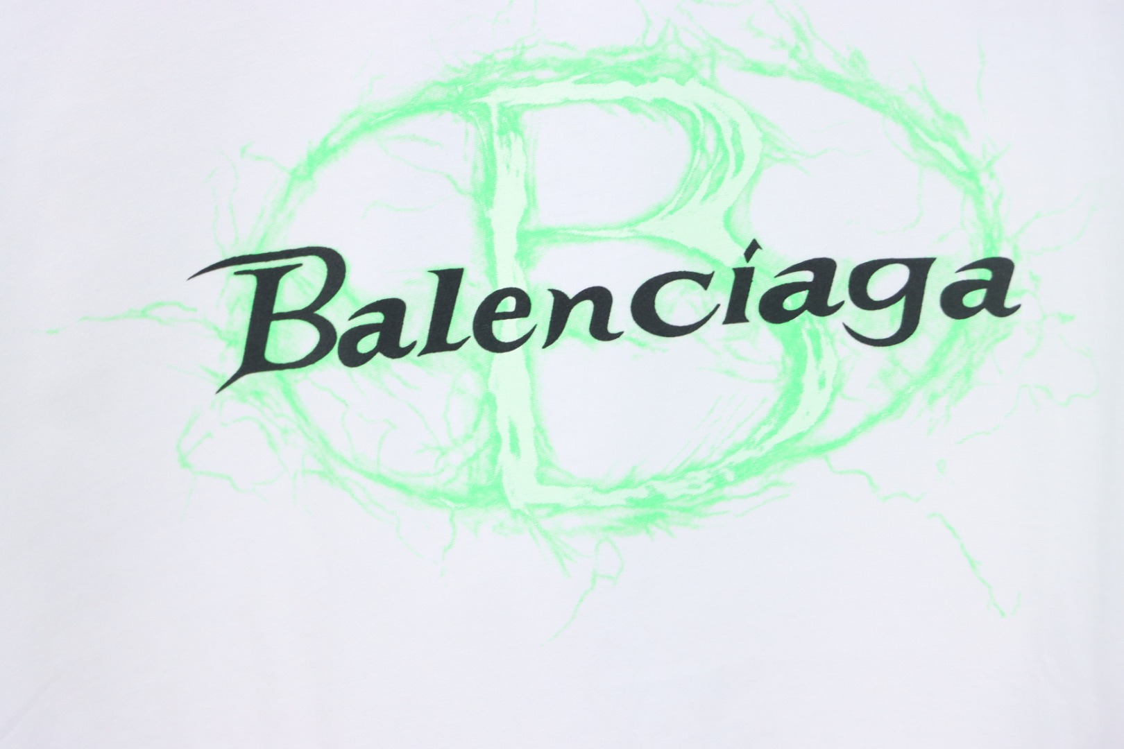 Balenciaga 25ss Print T-shirt White