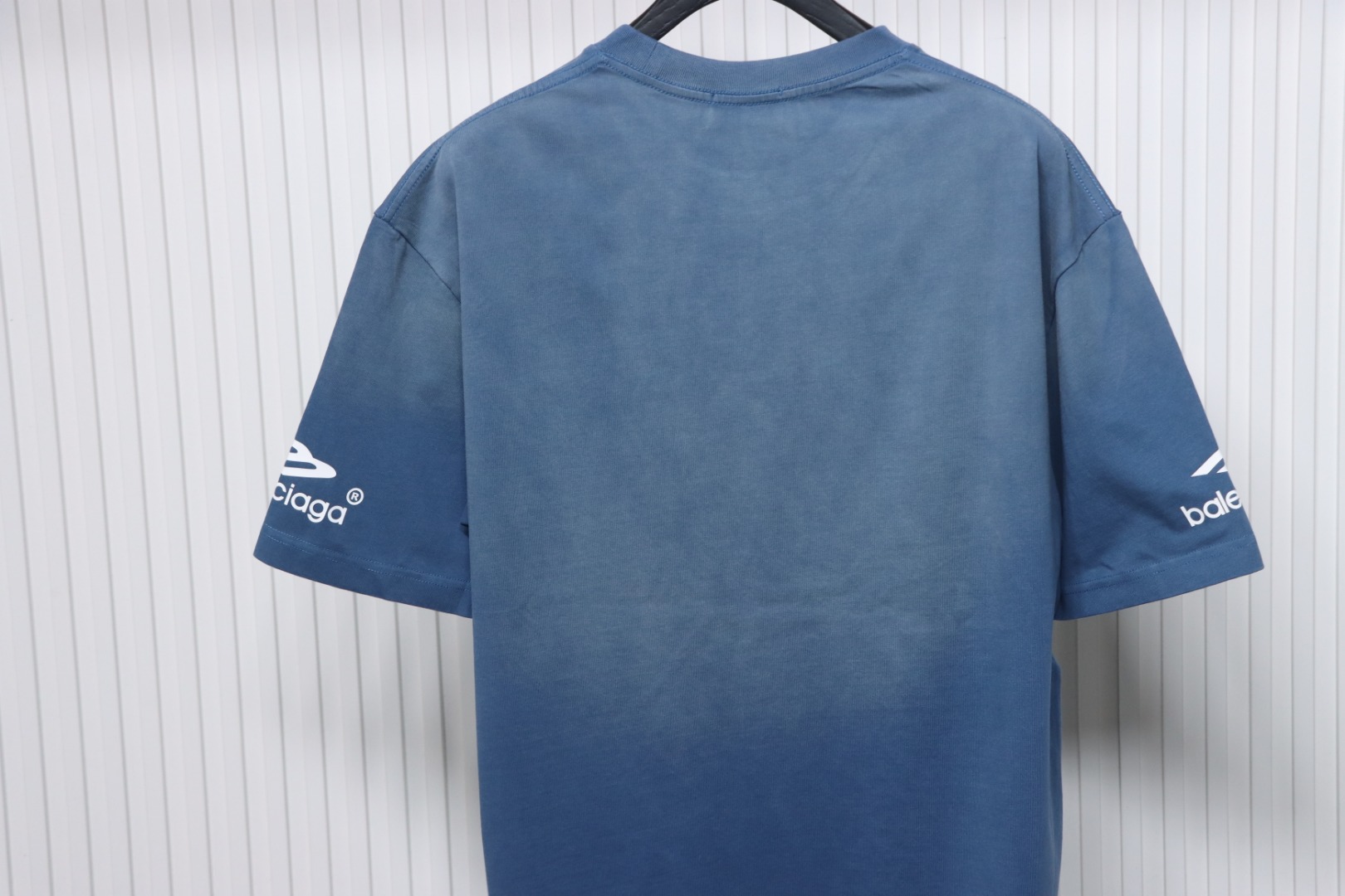 Balenciaga 25ss Ski Series 3M Print Washed T-shirt Blue