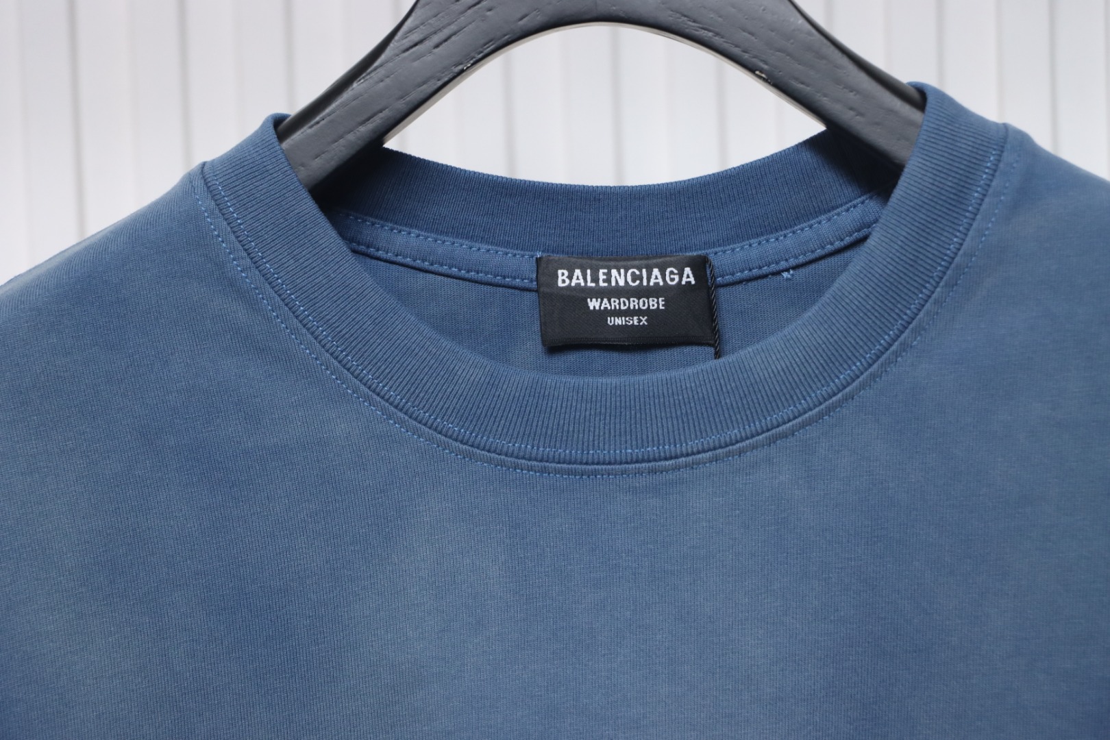 Balenciaga 25ss Ski Series 3M Print Washed T-shirt Blue