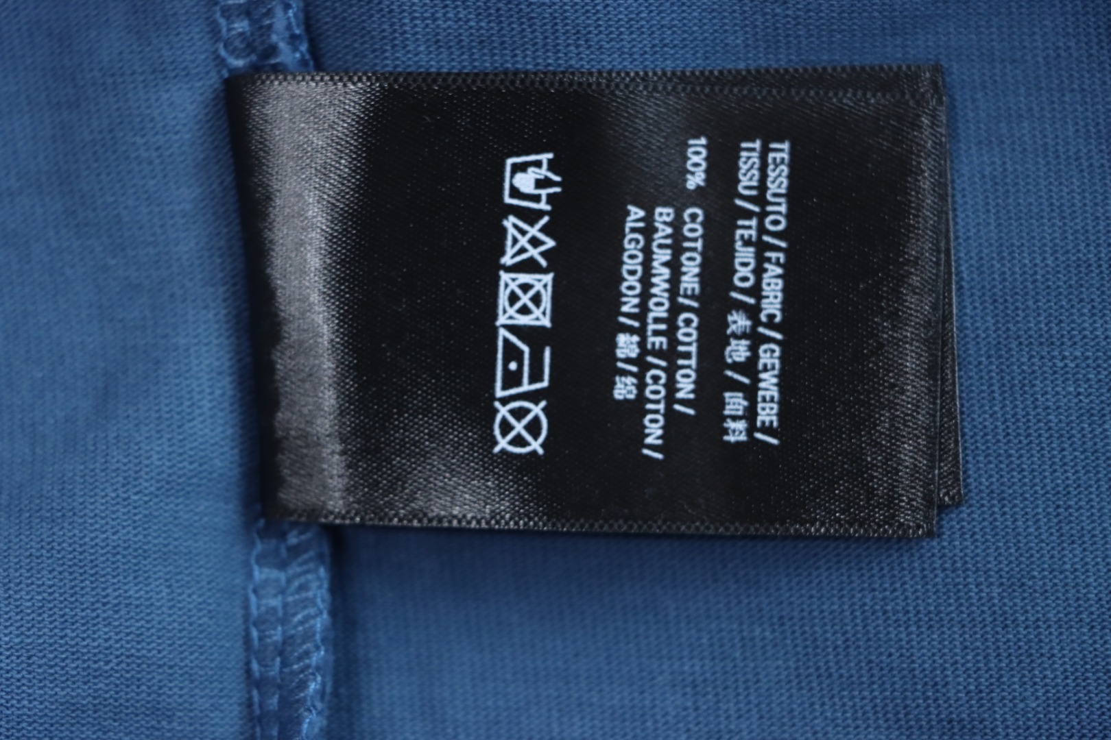 Balenciaga 25ss Ski Series 3M Print Washed T-shirt Blue