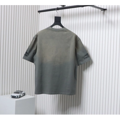 Balenciaga 25ss Ski Series 3M Print Washed T-shirt Grey 02