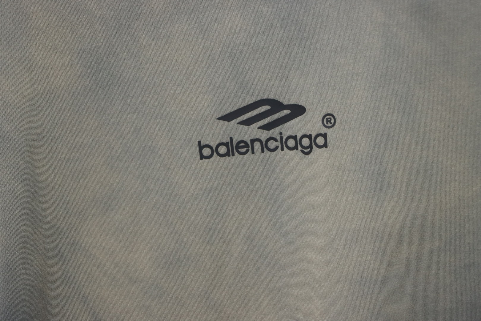 Balenciaga 25ss Ski Series 3M Print Washed T-shirt Grey