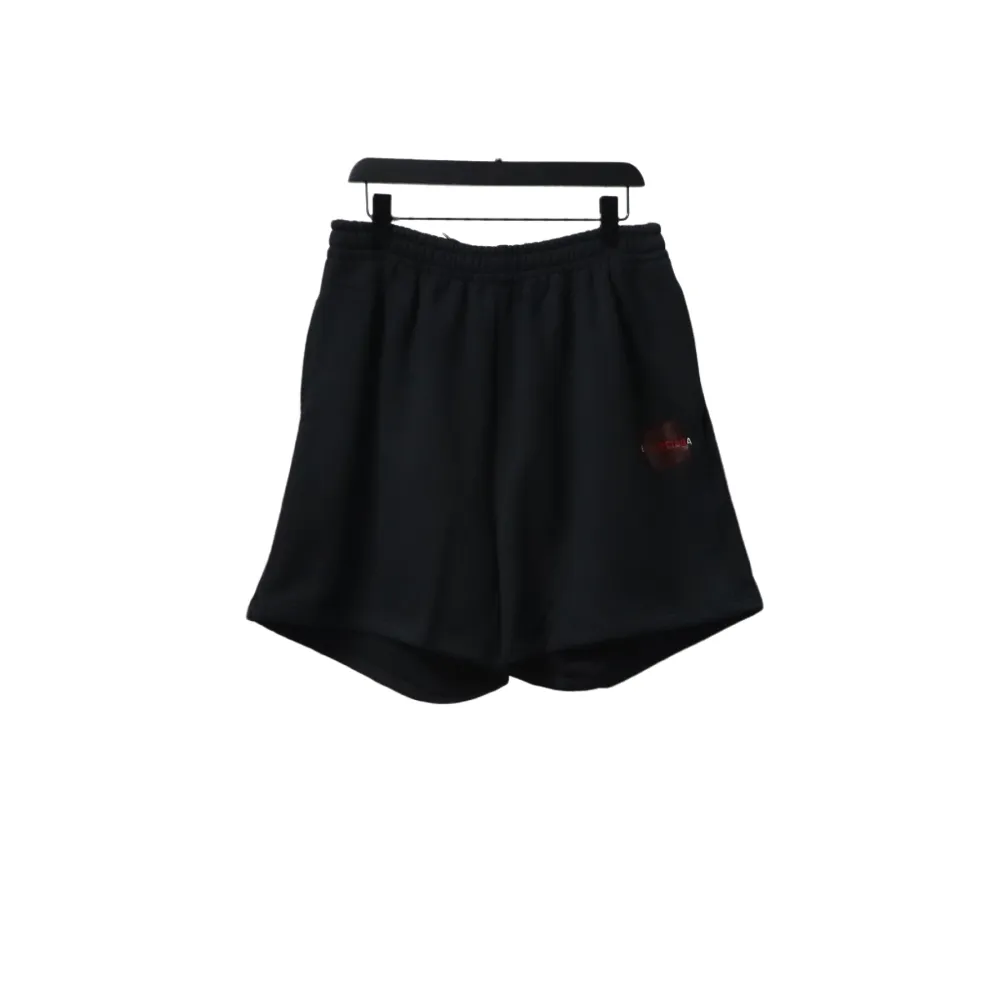 Balenciaga 25ss Tear Tape Lettering Embroidered Shorts