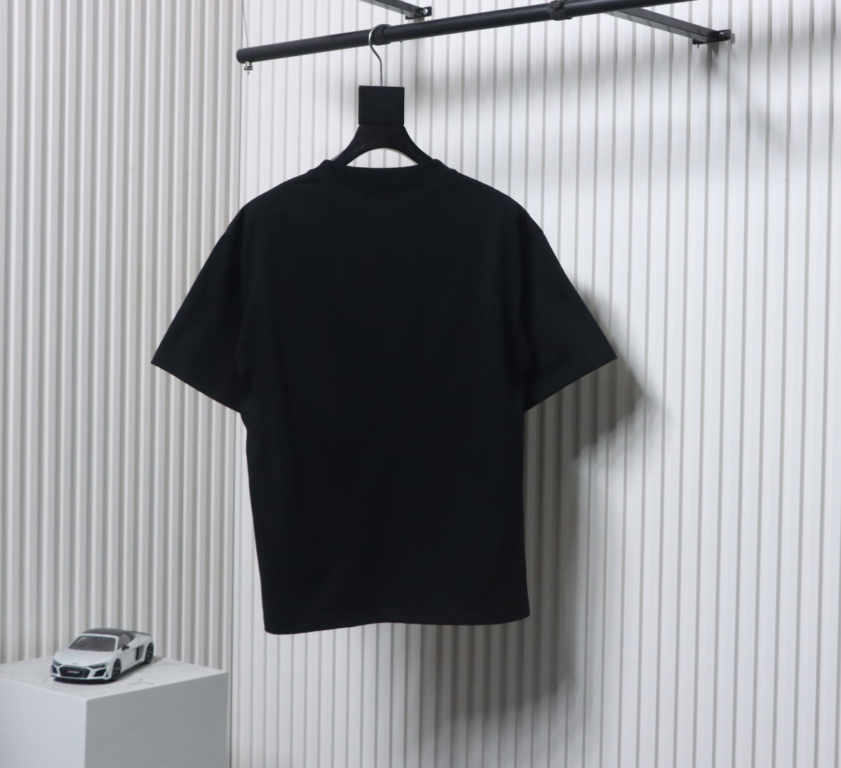 Balenciaga 25SS Twisted Letter T-shirt Black