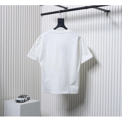 Balenciaga 25SS Twisted Letter T-shirt White 02