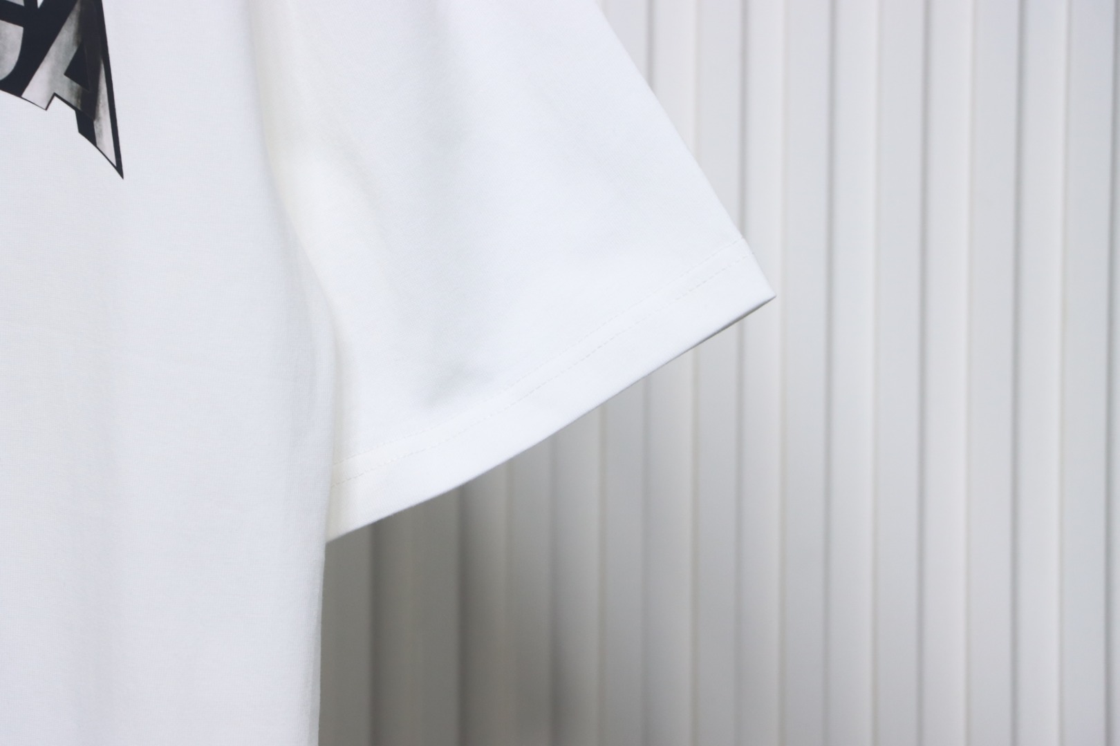 Balenciaga 25SS Twisted Letter T-shirt White