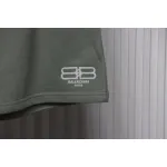 Balenciaga Classic Double B Logo Embroidered Terry Shorts