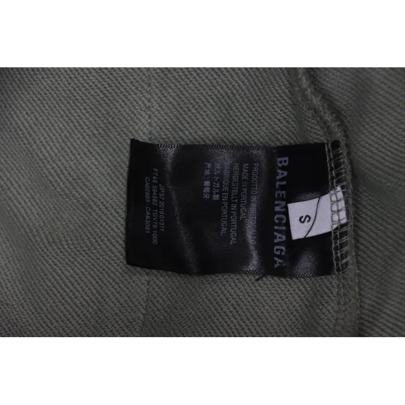 Balenciaga Classic Double B Logo Embroidered Terry Shorts