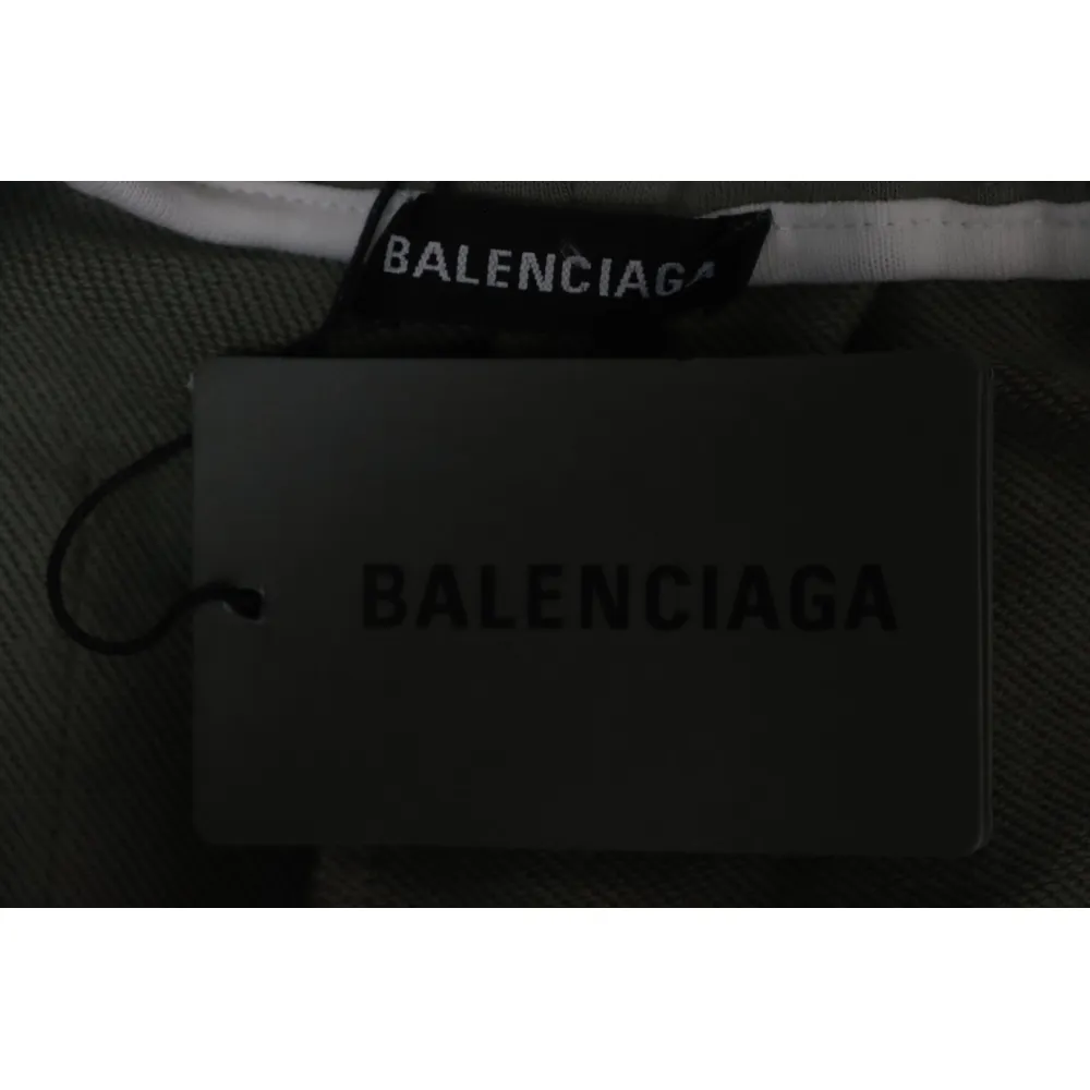 Balenciaga Classic Double B Logo Embroidered Terry Shorts